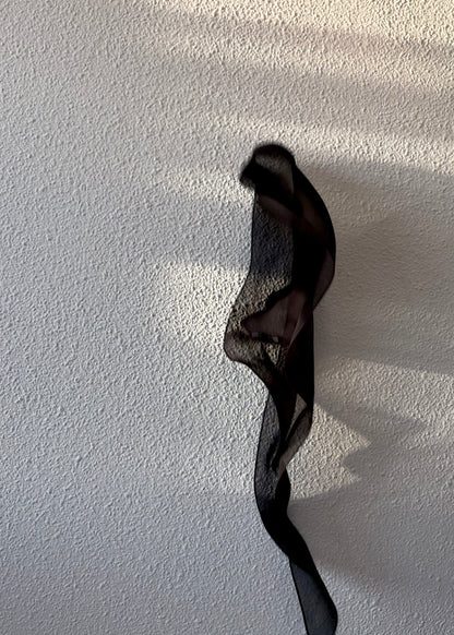Pure silk scarf